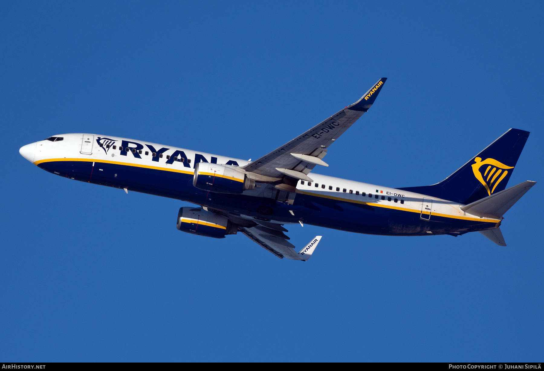 Aircraft Photo of EI-DWC | Boeing 737-8AS | Ryanair | AirHistory.net #528645