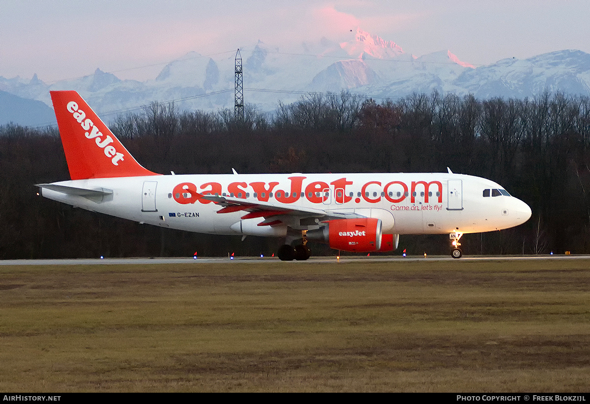 Aircraft Photo of G-EZAN | Airbus A319-111 | EasyJet | AirHistory.net #528658