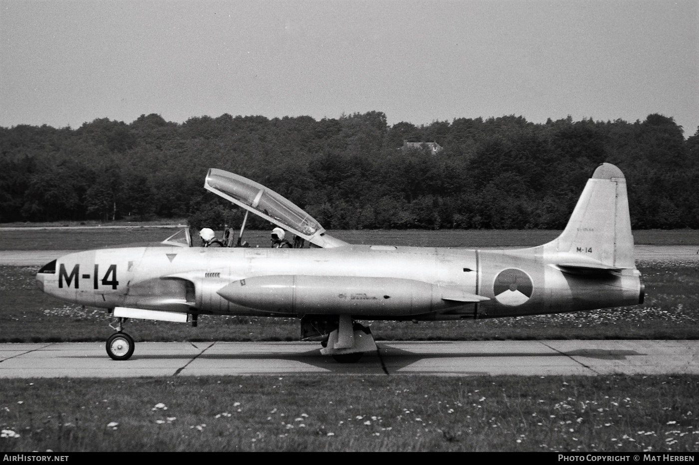 Aircraft Photo of M-14 / 51-17498 | Lockheed T-33A | Netherlands - Air Force | AirHistory.net #528660