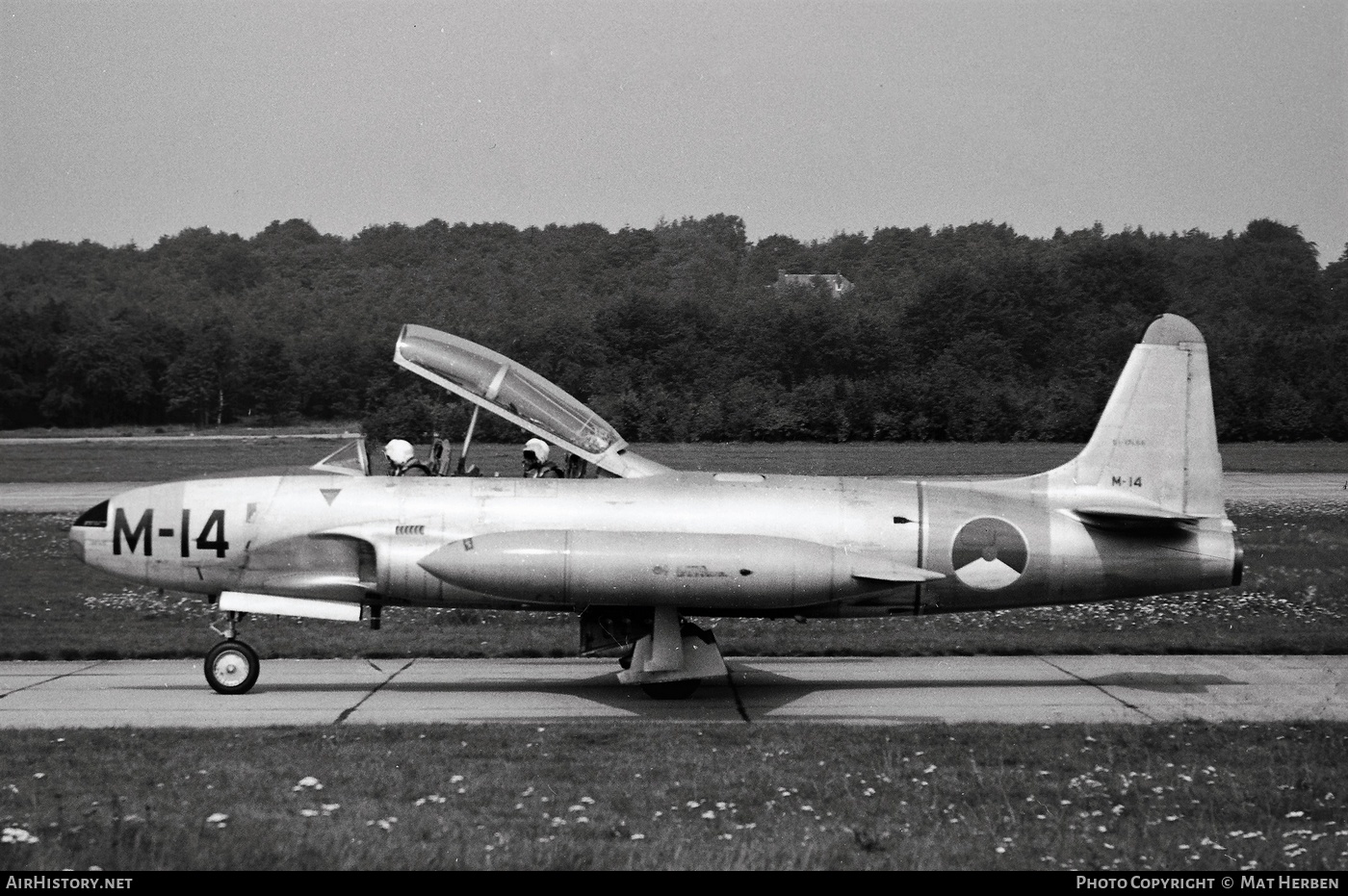 Aircraft Photo of M-14 / 51-17498 | Lockheed T-33A | Netherlands - Air Force | AirHistory.net #528660