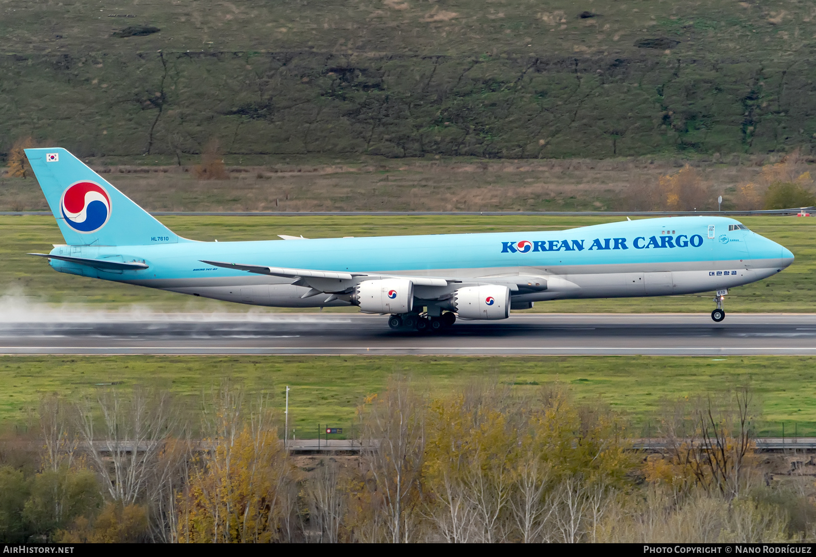 Aircraft Photo of HL7610 | Boeing 747-8HTF/SCD | Korean Air Cargo | AirHistory.net #528673