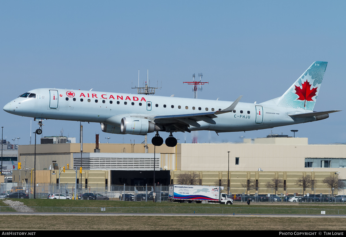 Aircraft Photo of C-FHJU | Embraer 190AR (ERJ-190-100IGW) | Air Canada | AirHistory.net #528682