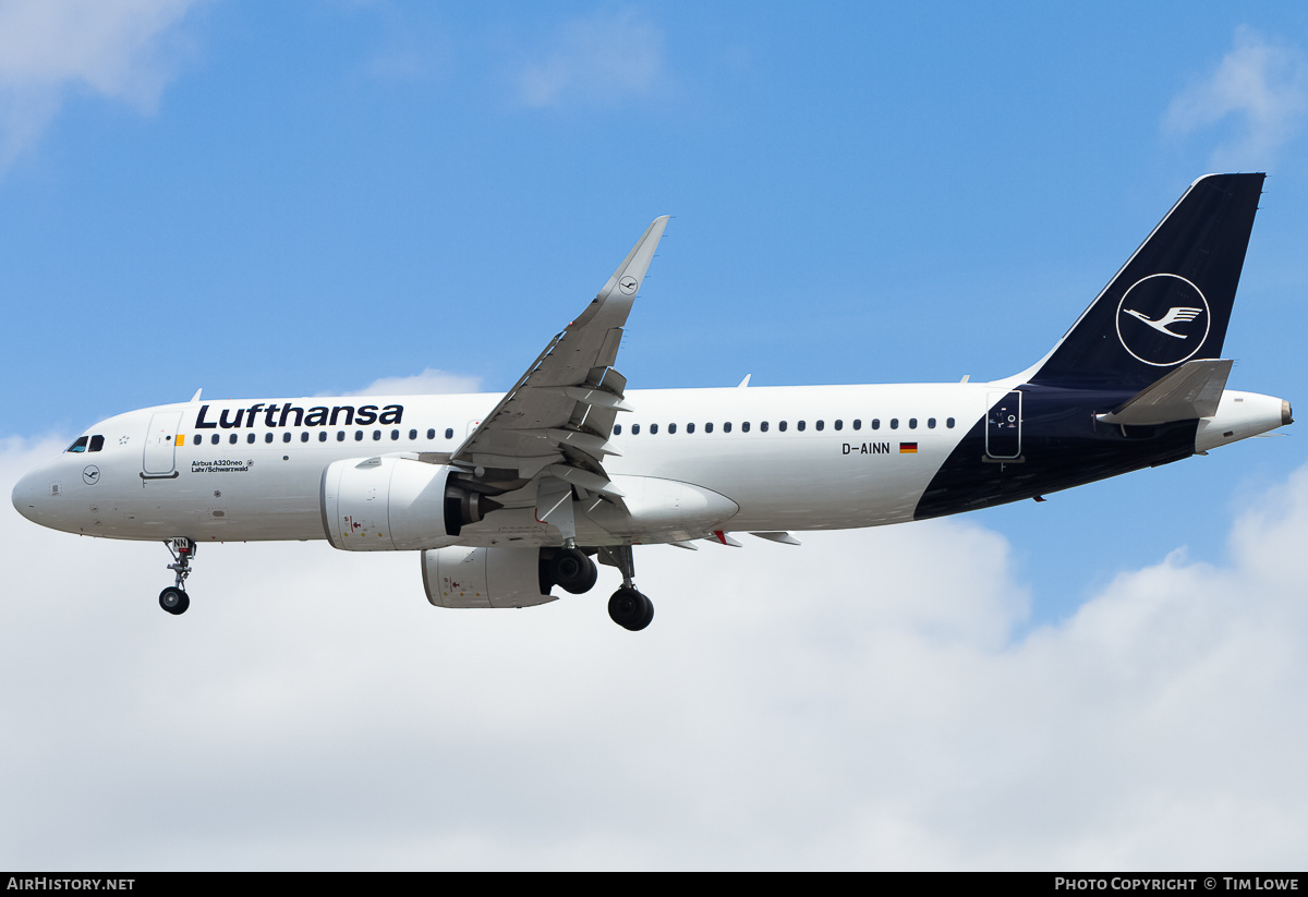 Aircraft Photo of D-AINN | Airbus A320-271N | Lufthansa | AirHistory.net #528683