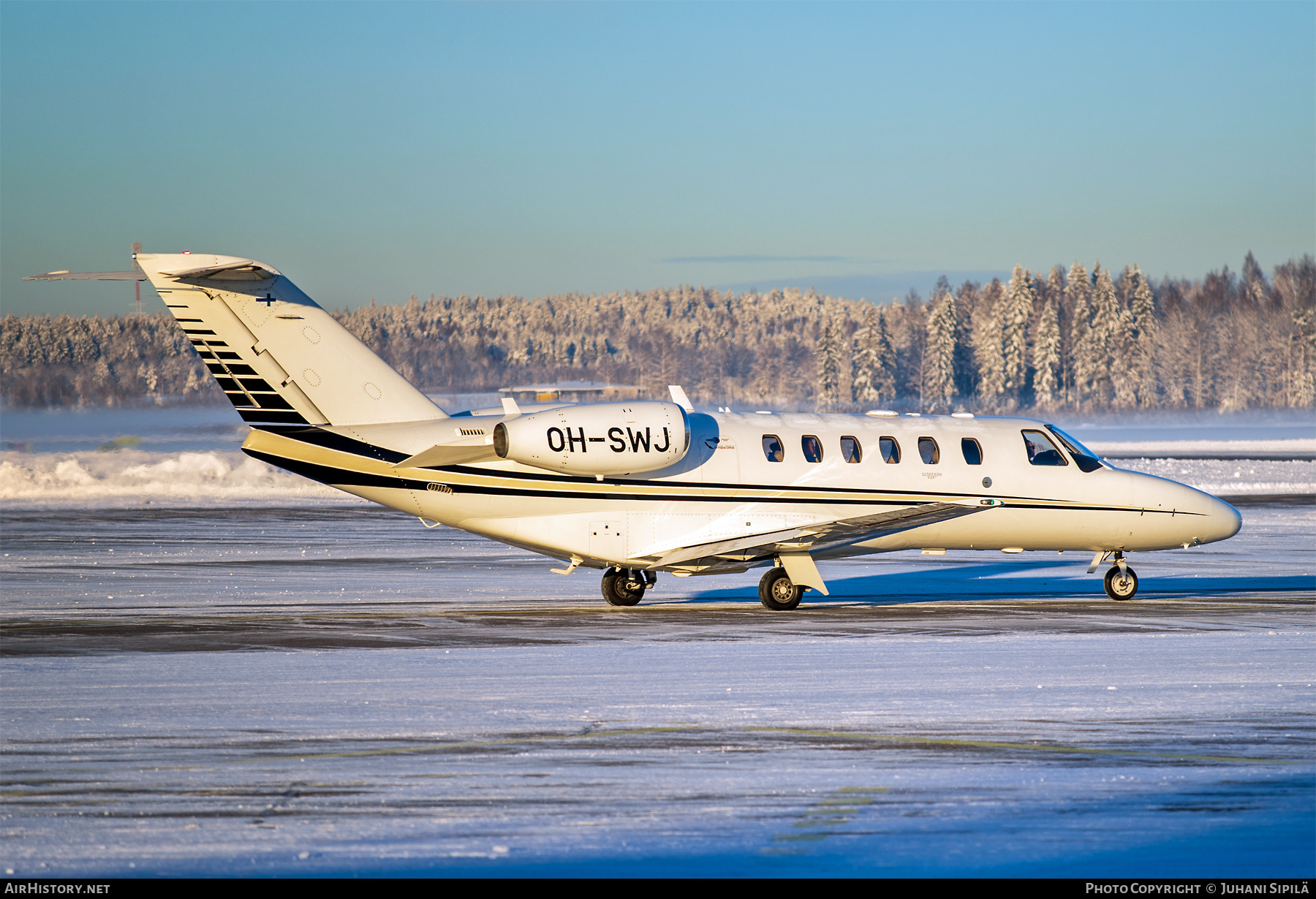 Aircraft Photo of OH-SWJ | Cessna 525A CitationJet CJ2+ | Scanwings | AirHistory.net #528685