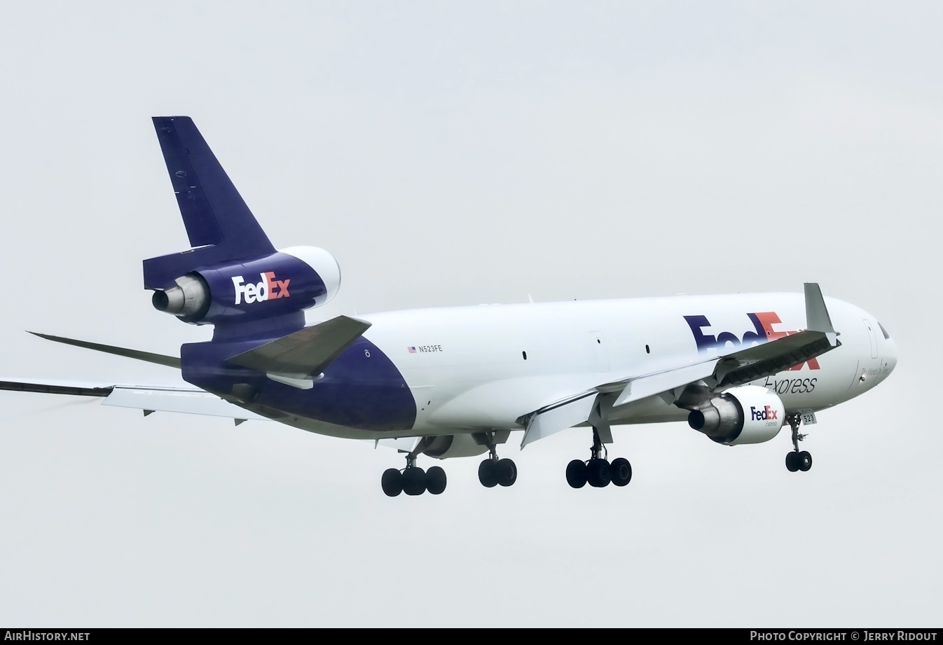 Aircraft Photo of N523FE | McDonnell Douglas MD-11/F | FedEx Express | AirHistory.net #528717