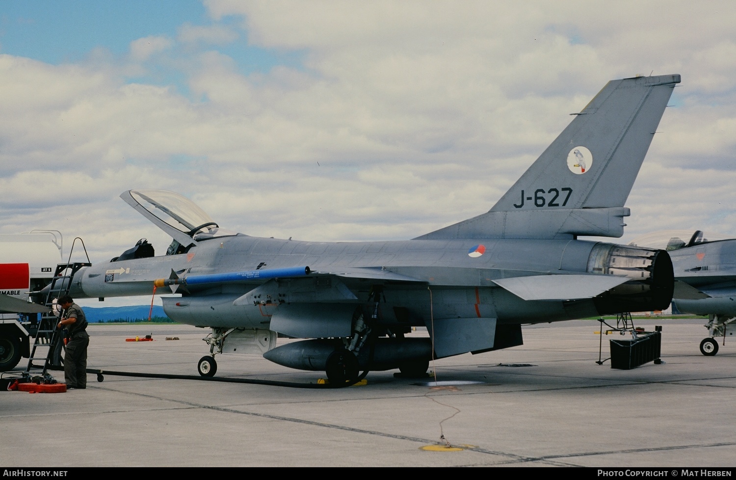 Aircraft Photo of J-627 | General Dynamics F-16A Fighting Falcon | Netherlands - Air Force | AirHistory.net #528751