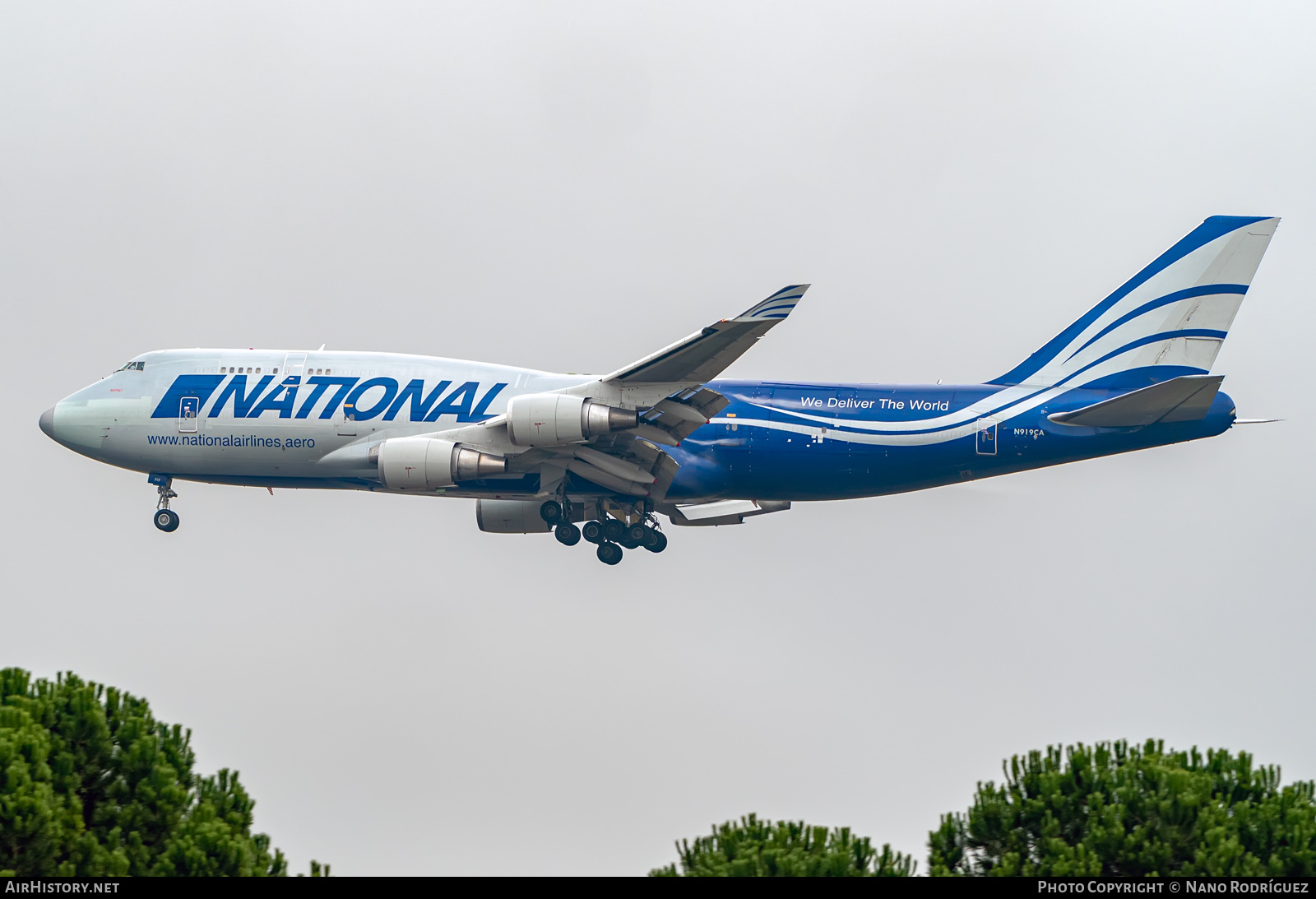 Aircraft Photo of N919CA | Boeing 747-428F/SCD | National Airlines | AirHistory.net #528752