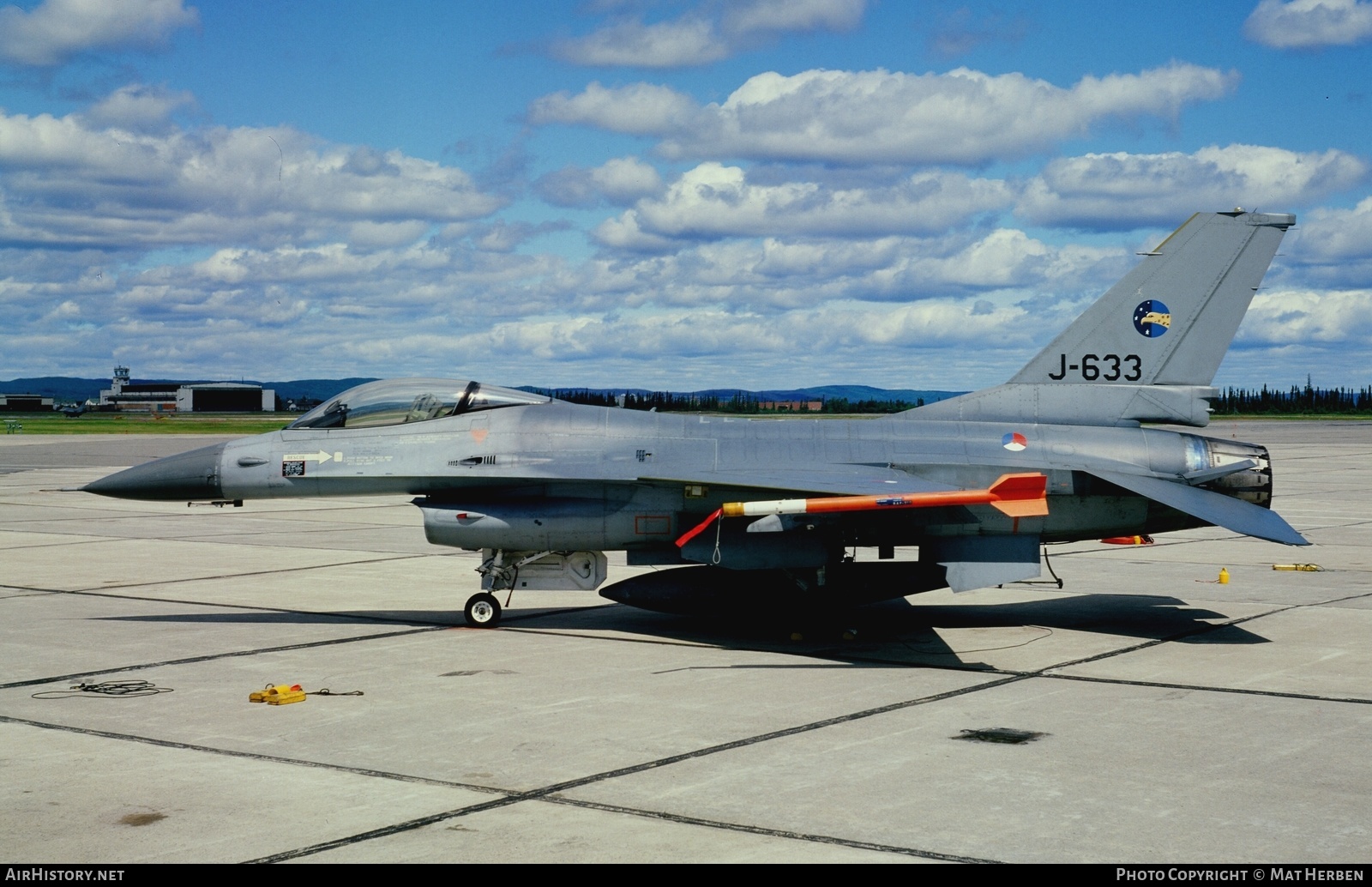 Aircraft Photo of J-633 | General Dynamics F-16A Fighting Falcon | Netherlands - Air Force | AirHistory.net #528754