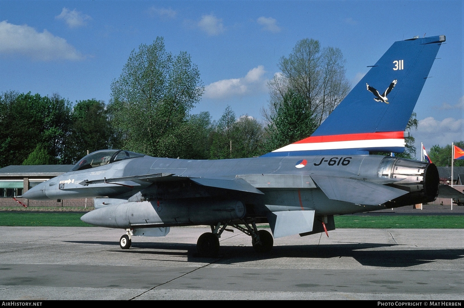 Aircraft Photo of J-616 | General Dynamics F-16A Fighting Falcon | Netherlands - Air Force | AirHistory.net #528757