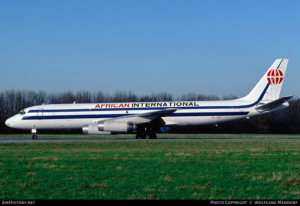 Aircraft Photo of ZS-OSI | McDonnell Douglas DC-8-62(F) | African International Airways | AirHistory.net #528758