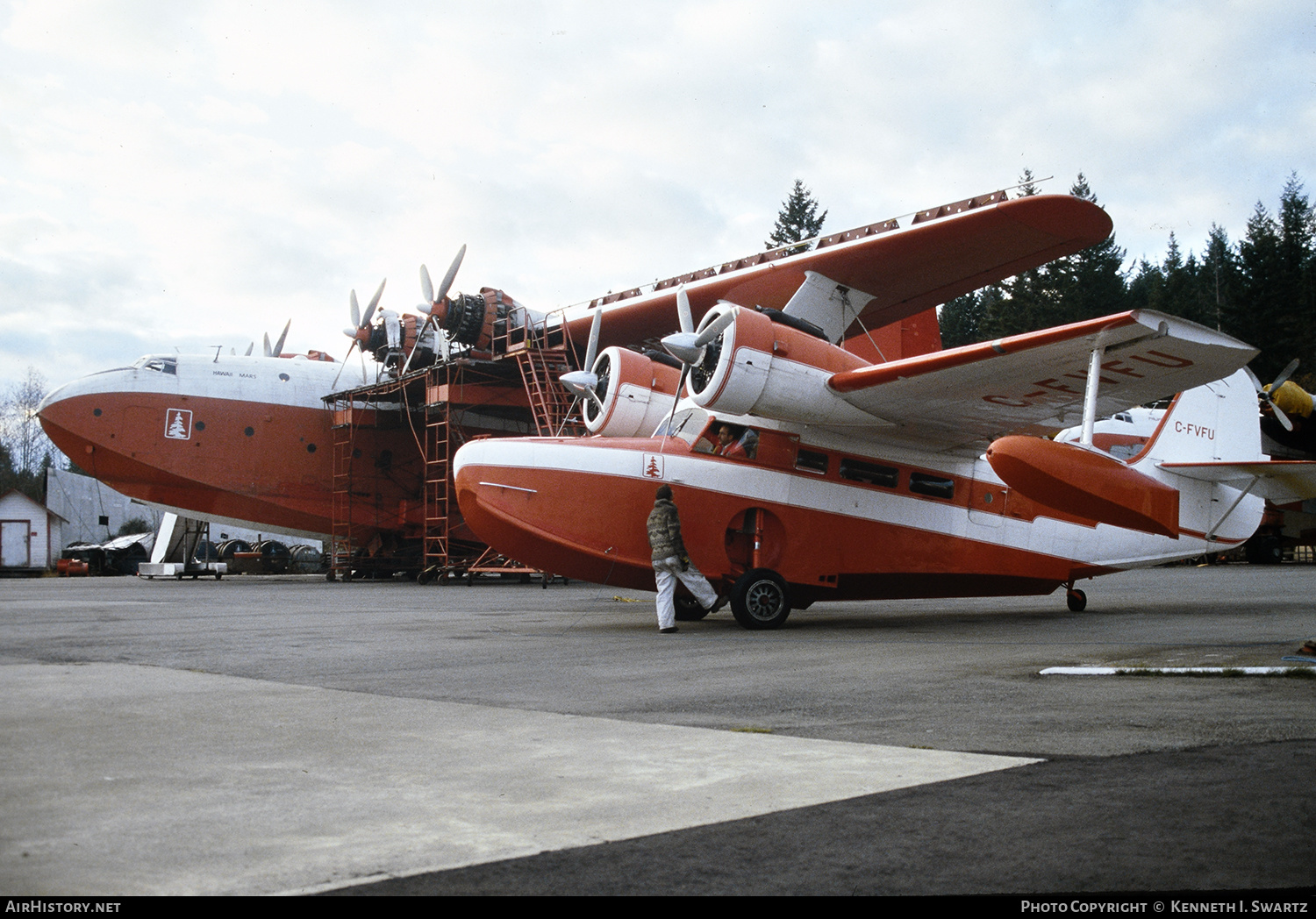 Aircraft Photo of C-FVFU | Grumman G-21A Goose | Forest Industries Flying Tankers | AirHistory.net #528767