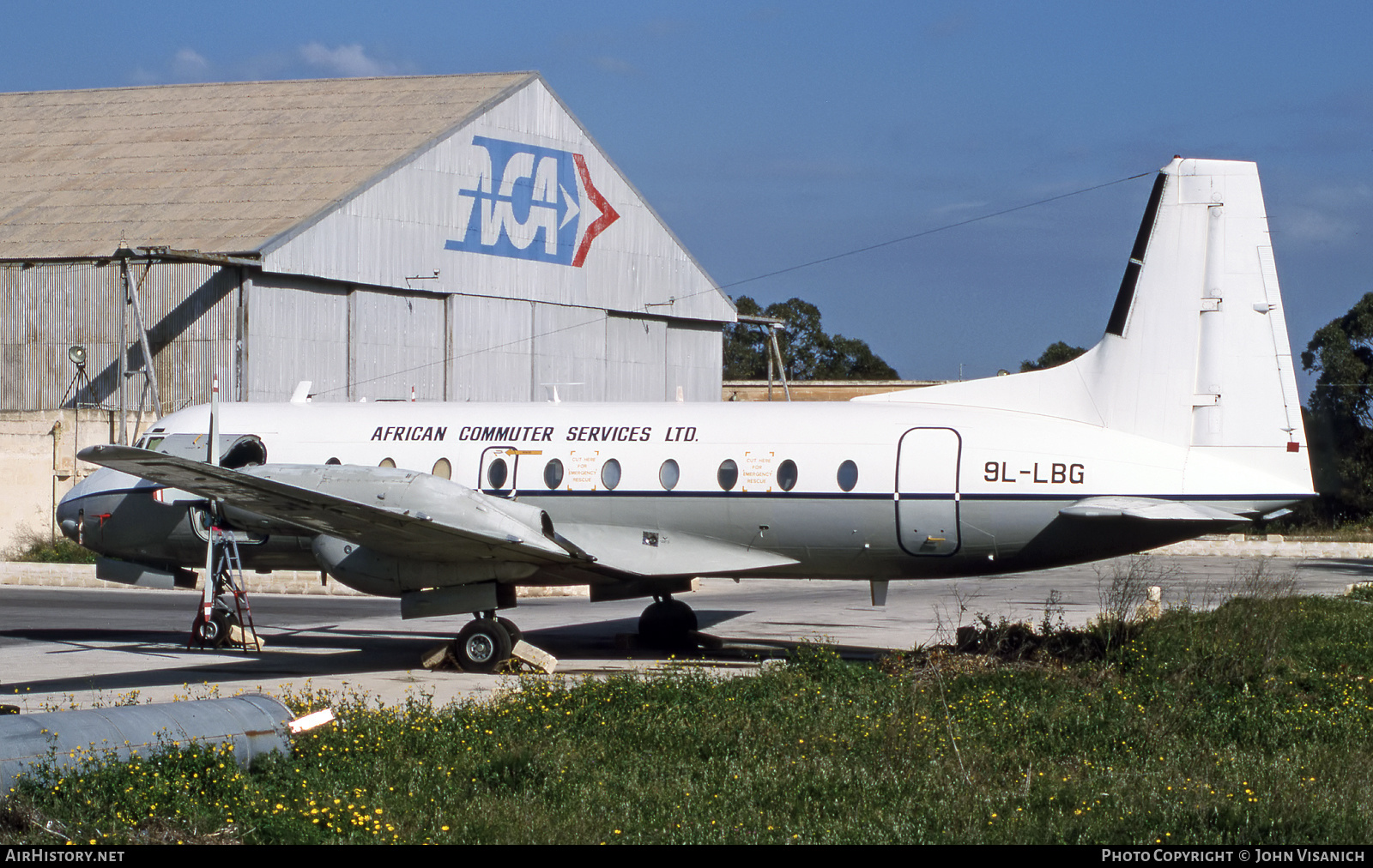 Aircraft Photo of 9L-LBG | Hawker Siddeley HS-748 Andover CC.2 | African Commuter Services | AirHistory.net #528814