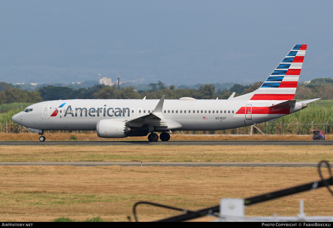 Aircraft Photo of N318SF | Boeing 737-8 Max 8 | American Airlines | AirHistory.net #528824