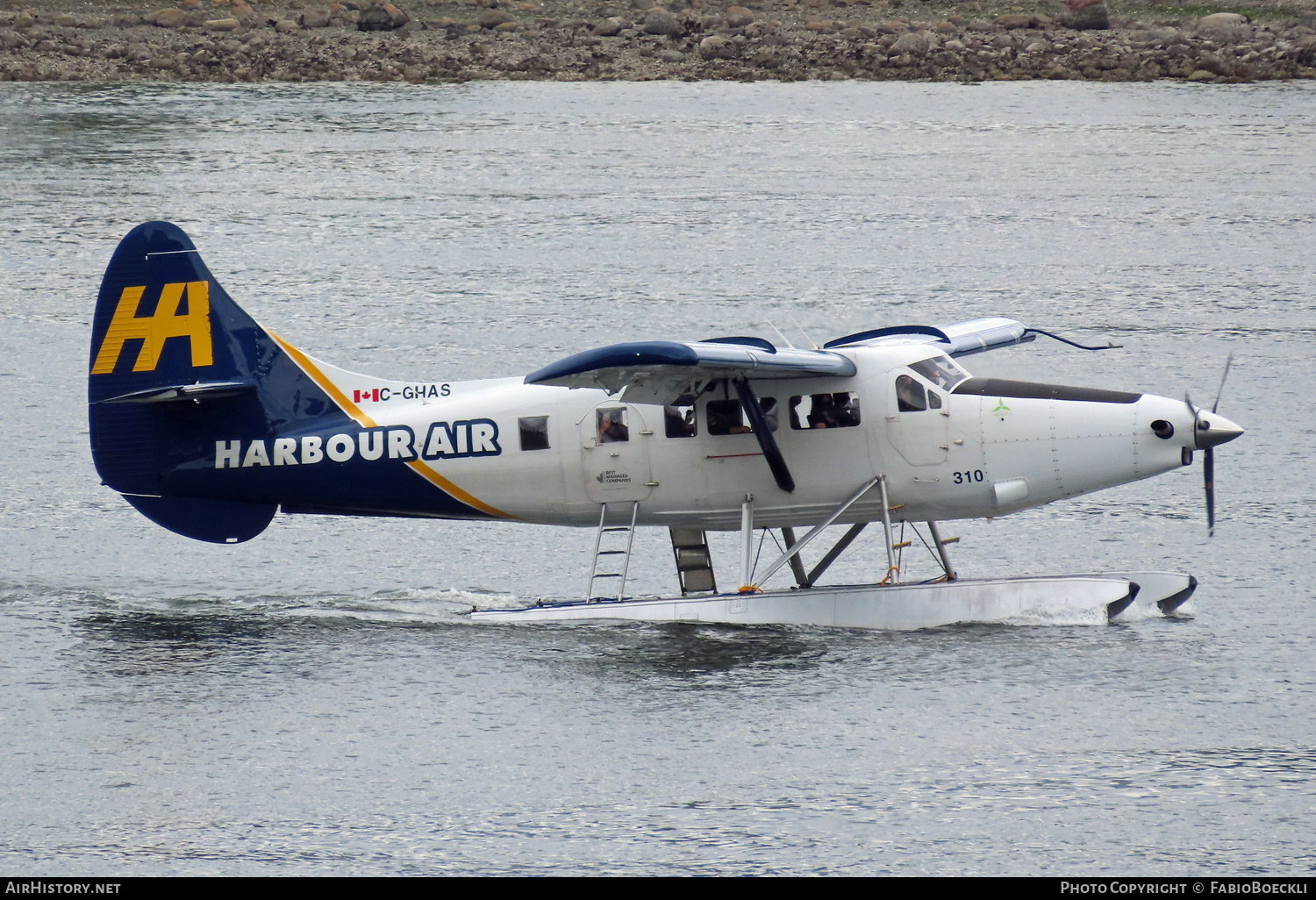 Aircraft Photo of C-GHAS | Vazar DHC-3T Turbine Otter | Harbour Air | AirHistory.net #528837