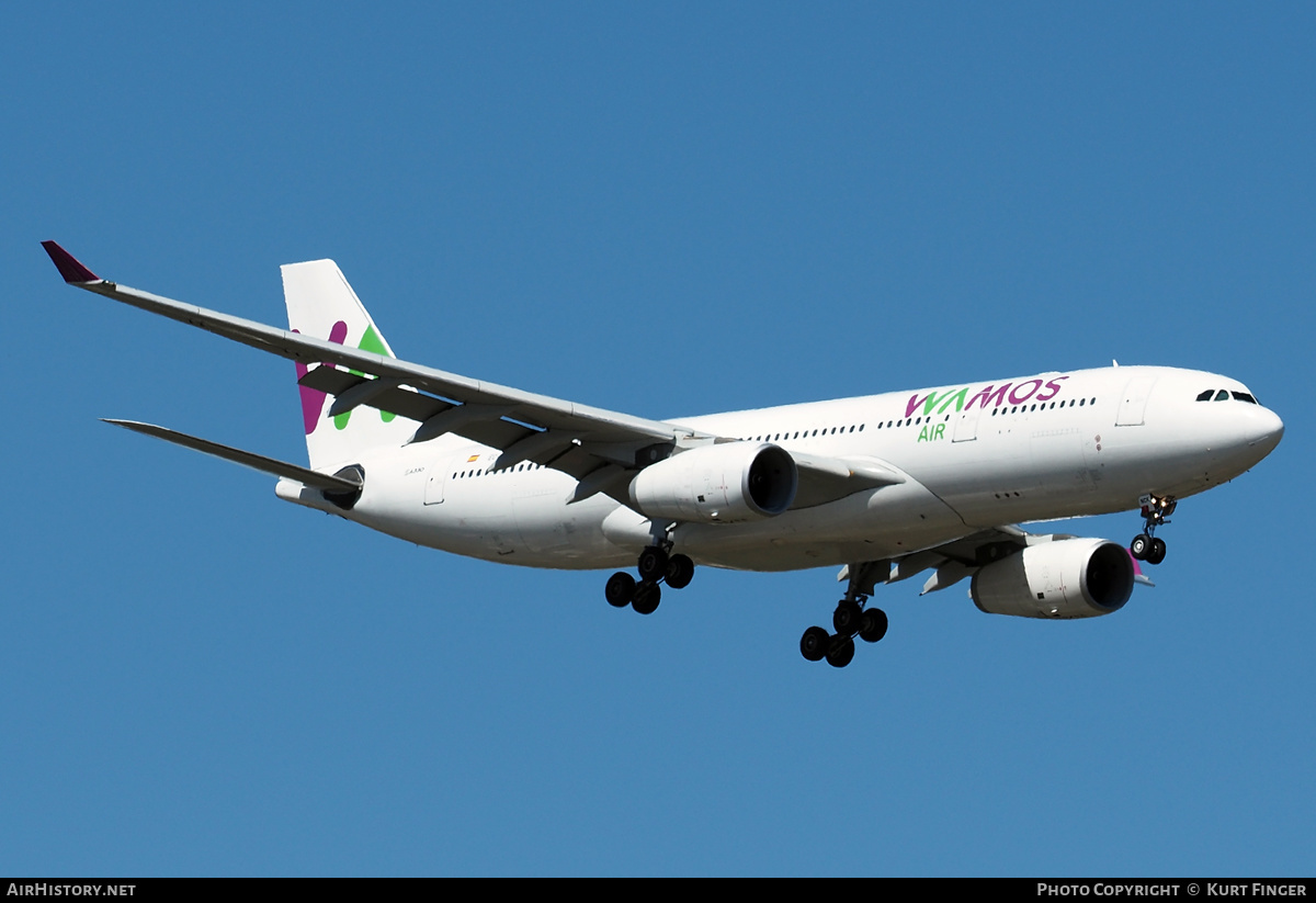 Aircraft Photo of EC-NCK | Airbus A330-243 | Wamos Air | AirHistory.net #528838