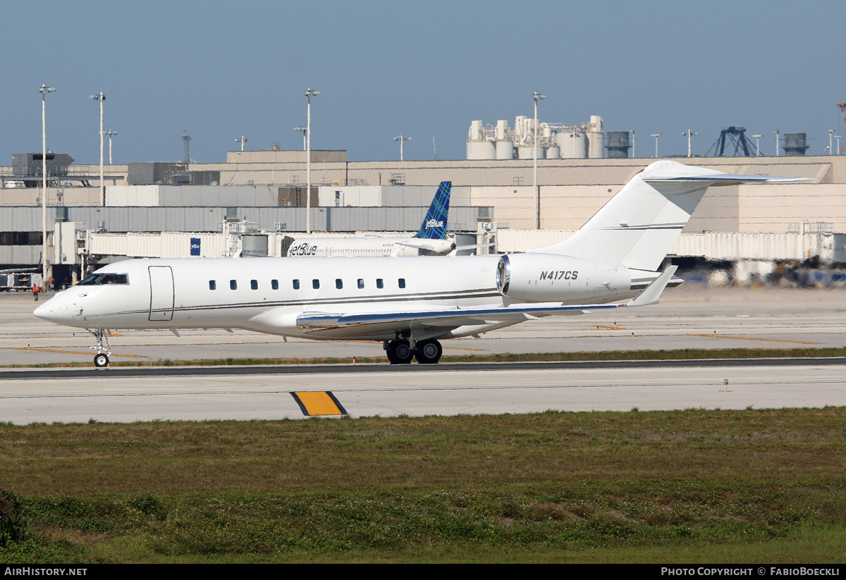 Aircraft Photo of N417CS | Bombardier Global 5000 (BD-700-1A11) | AirHistory.net #528849