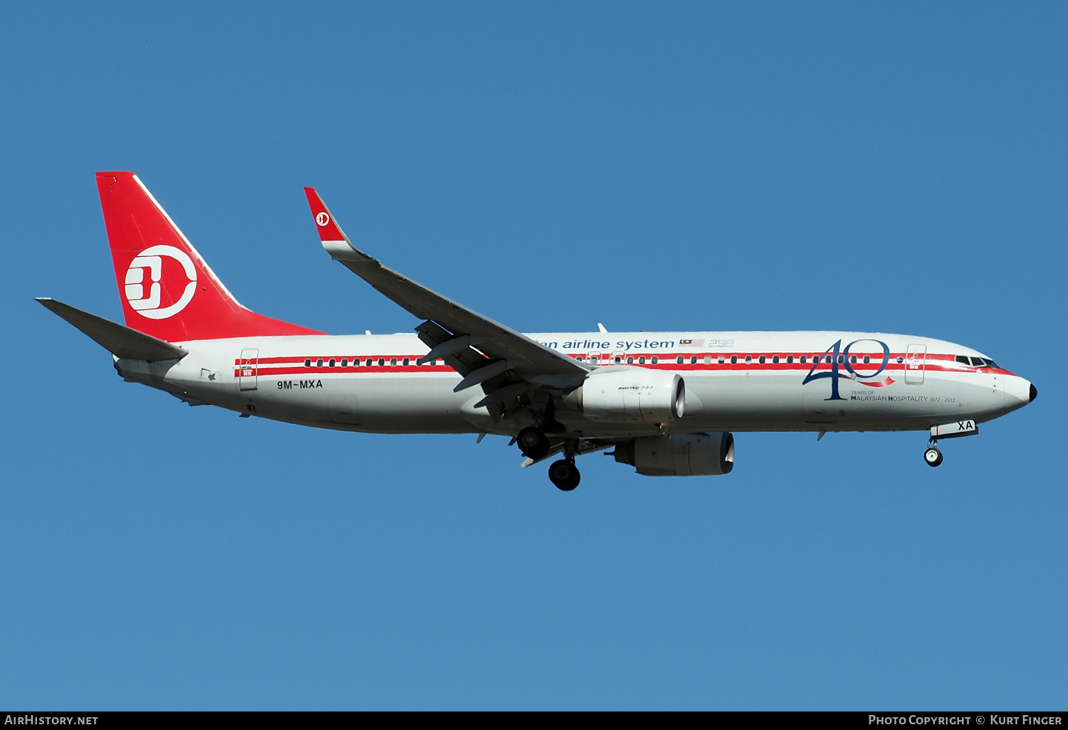 Aircraft Photo of 9M-MXA | Boeing 737-8H6 | Malaysia Airlines | Malaysian Airline System - MAS | AirHistory.net #528858