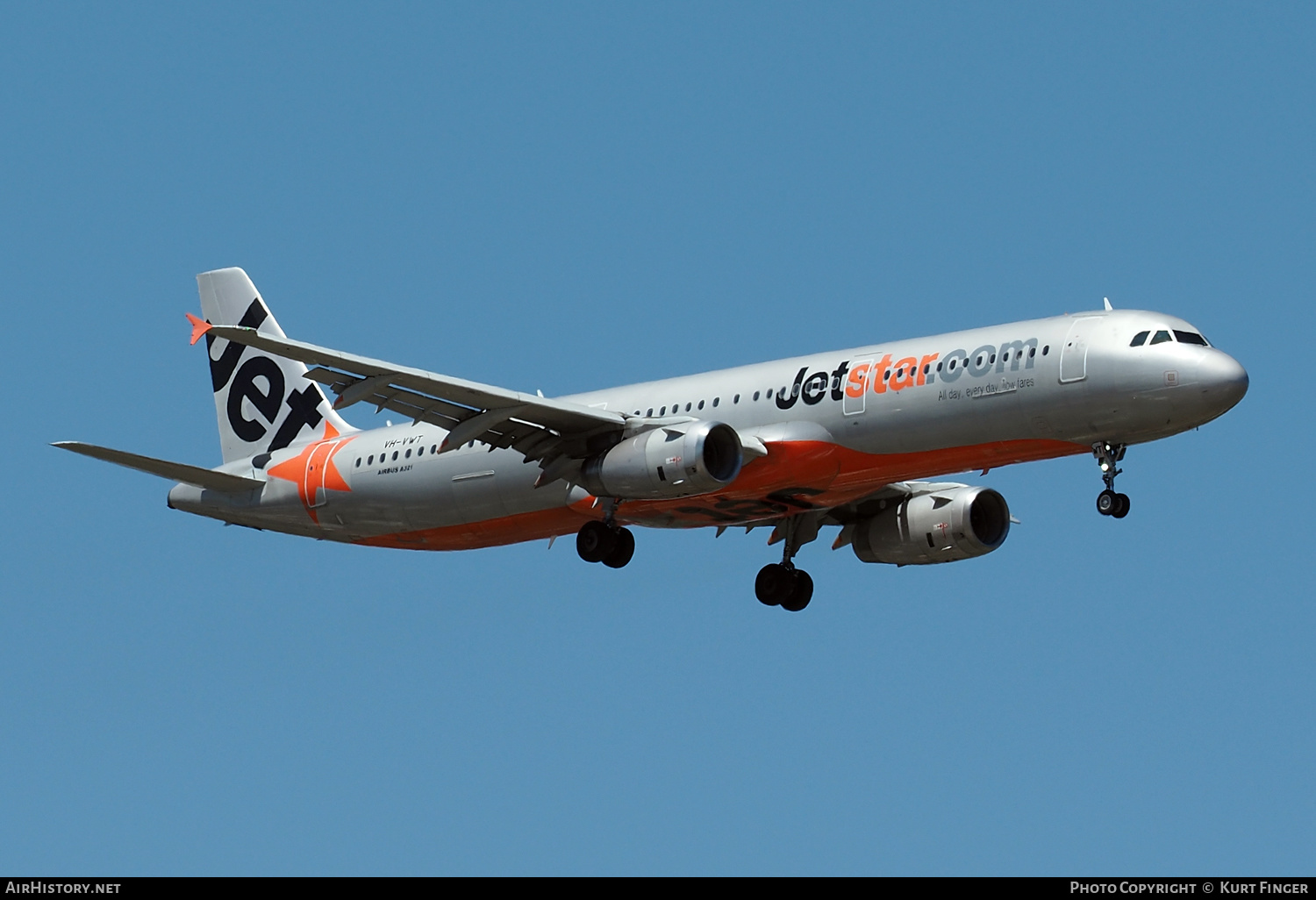 Aircraft Photo of VH-VWT | Airbus A321-231 | Jetstar Airways | AirHistory.net #528863