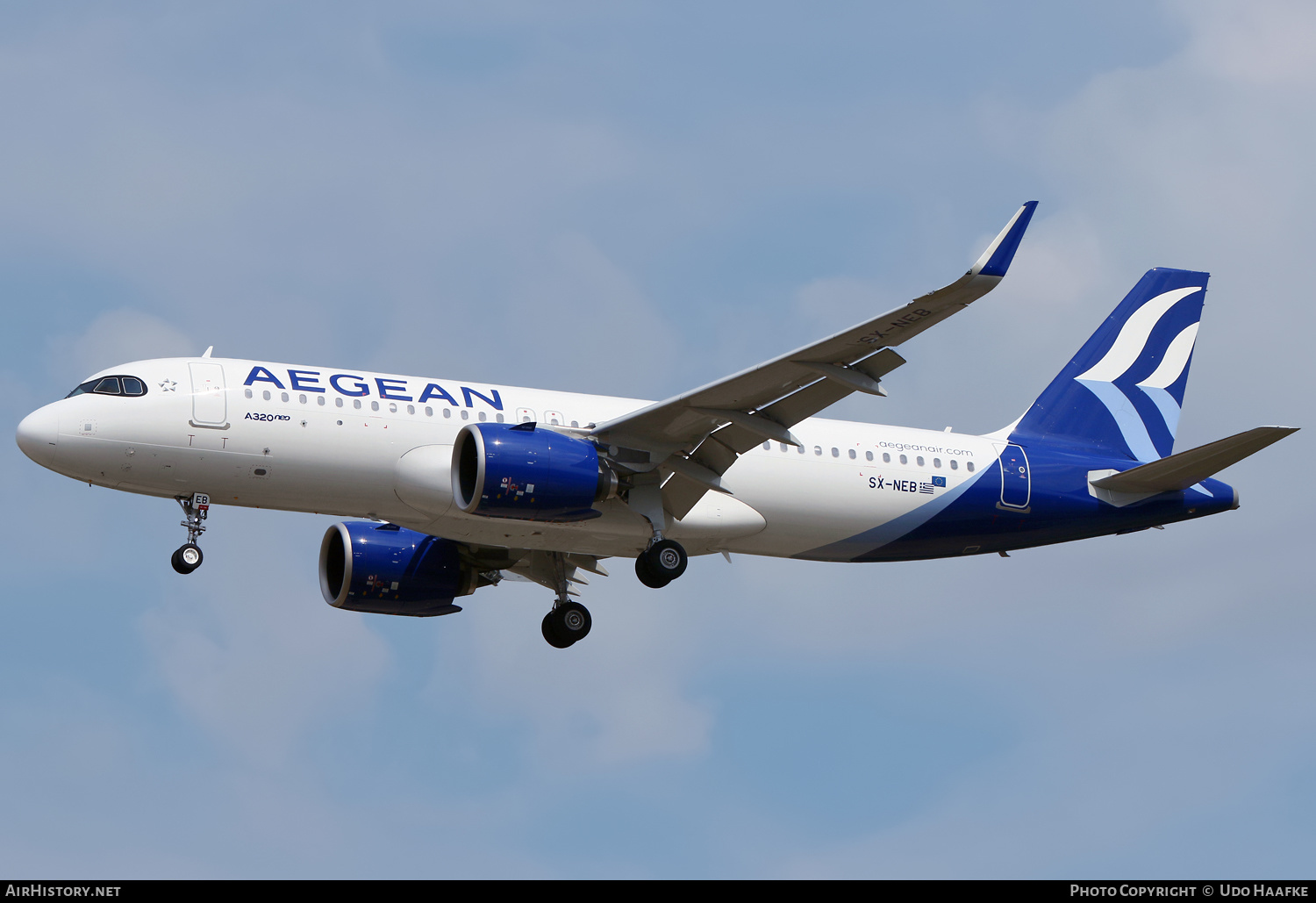 Aircraft Photo of SX-NEB | Airbus A320-271N | Aegean Airlines | AirHistory.net #528869