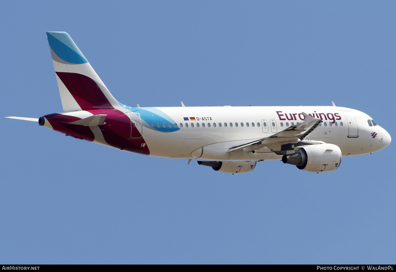 Aircraft Photo of D-ASTX | Airbus A319-112 | Eurowings | AirHistory.net #528885