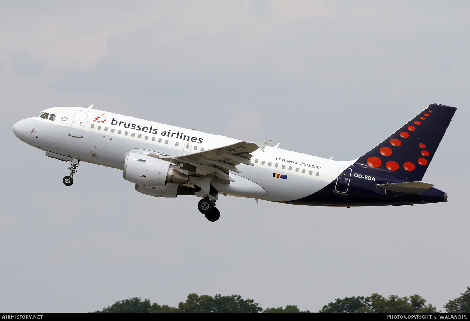 Aircraft Photo of OO-SSA | Airbus A319-111 | Brussels Airlines | AirHistory.net #528890