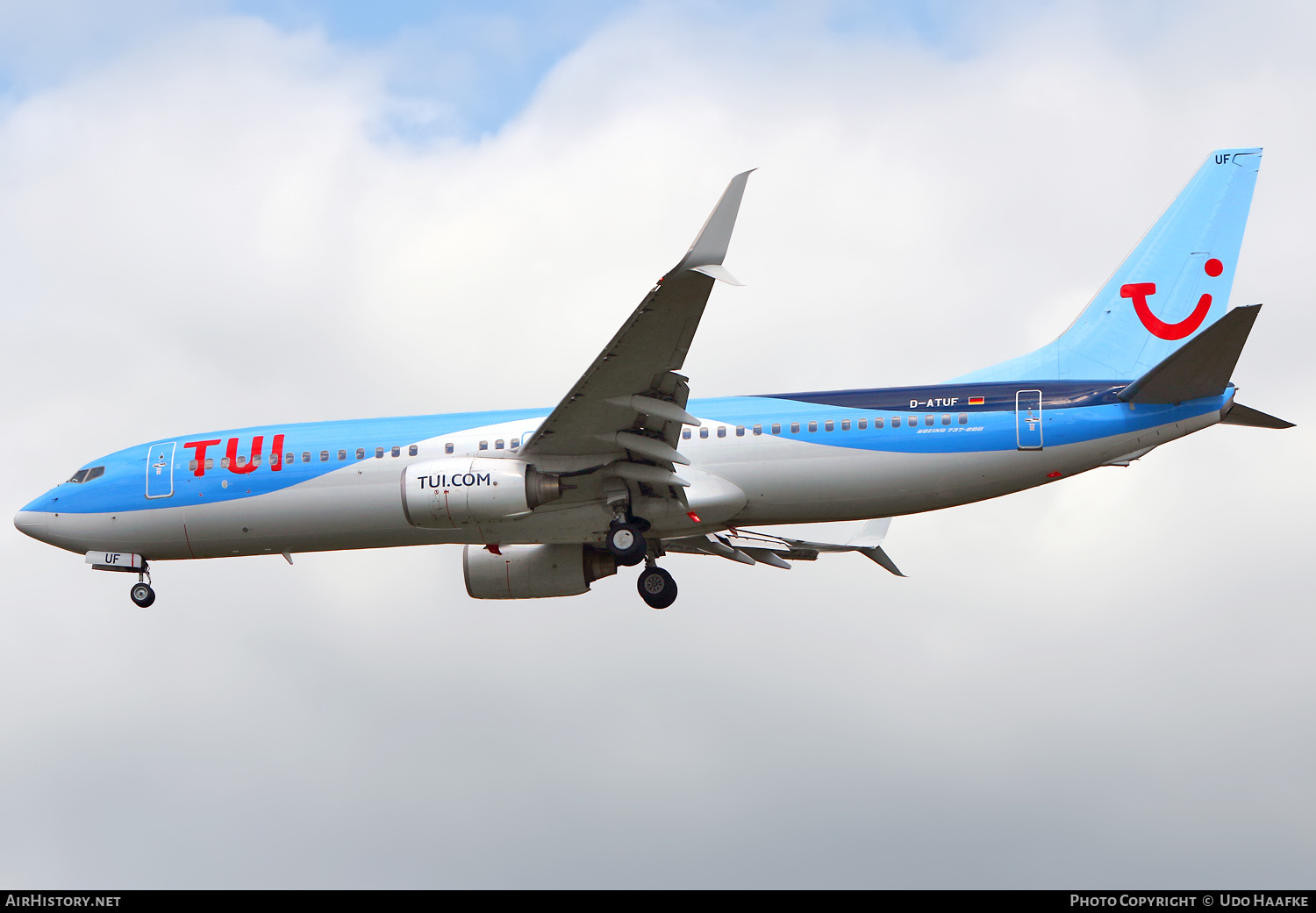 Aircraft Photo of D-ATUF | Boeing 737-8K5 | TUI | AirHistory.net #528912