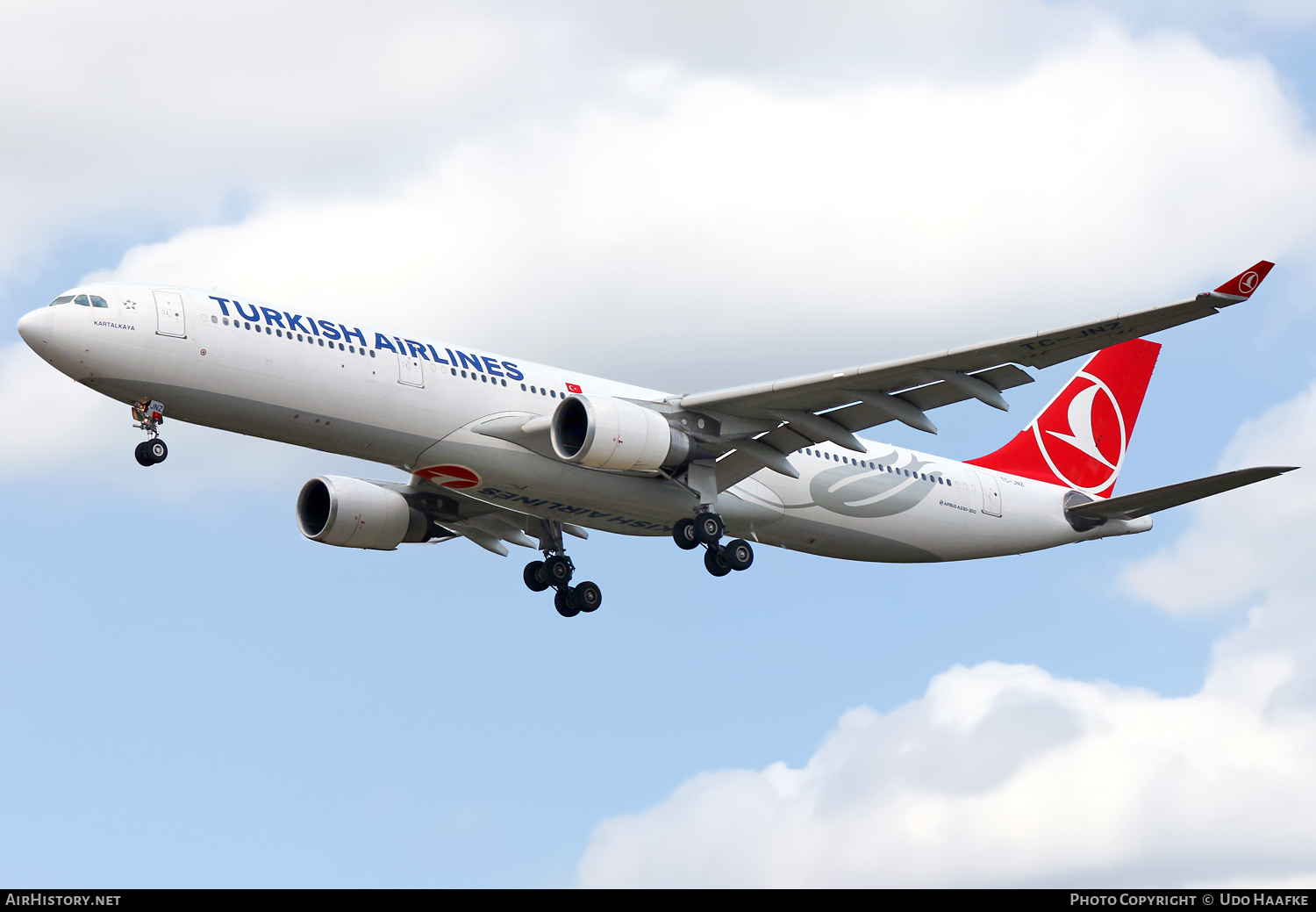 Aircraft Photo of TC-JNZ | Airbus A330-303 | Turkish Airlines | AirHistory.net #528913