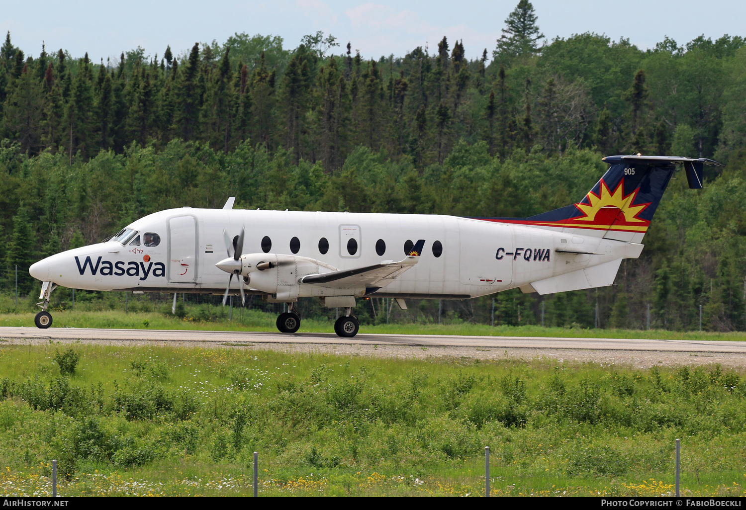 Aircraft Photo of C-FQWA | Beech 1900D | Wasaya Airways | AirHistory.net #528924
