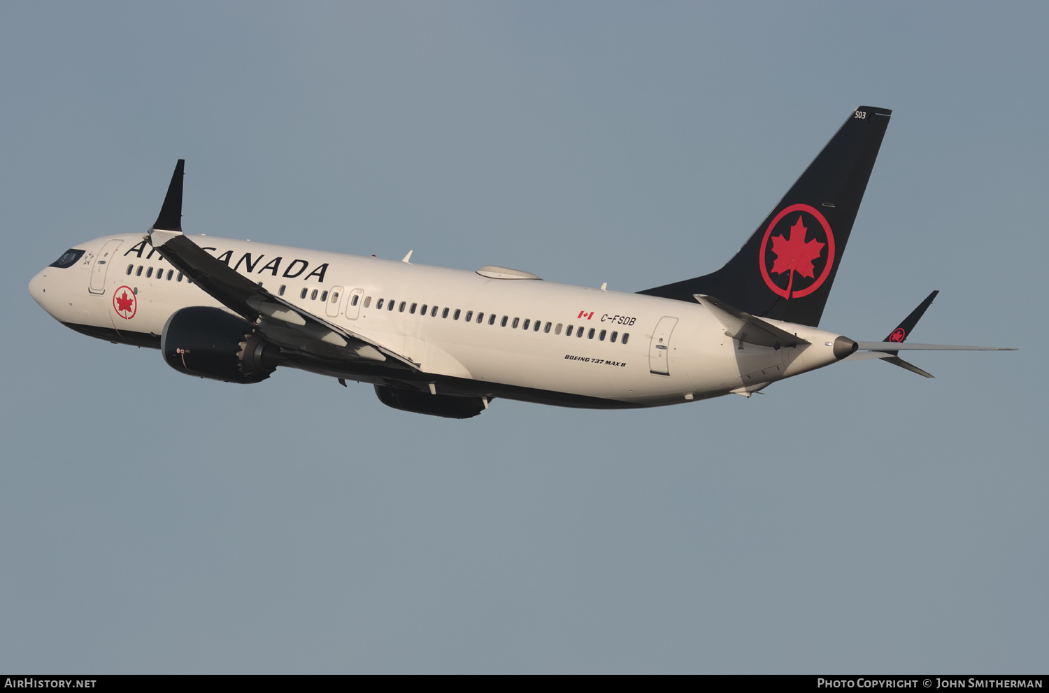 Aircraft Photo of C-FSDB | Boeing 737-8 Max 8 | Air Canada | AirHistory.net #528948