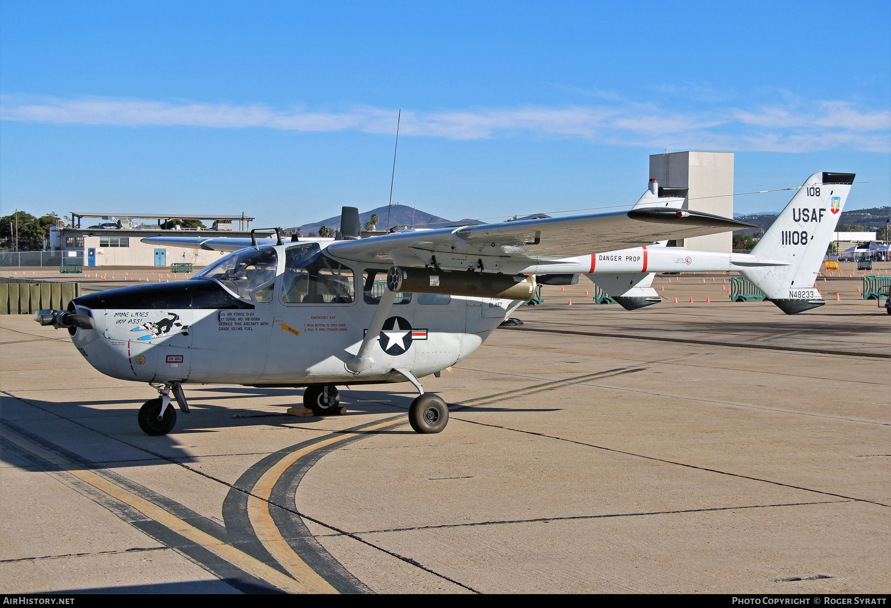 Aircraft Photo of N48233 / 68-11108 | Cessna O-2A Super Skymaster | USA - Air Force | AirHistory.net #528952