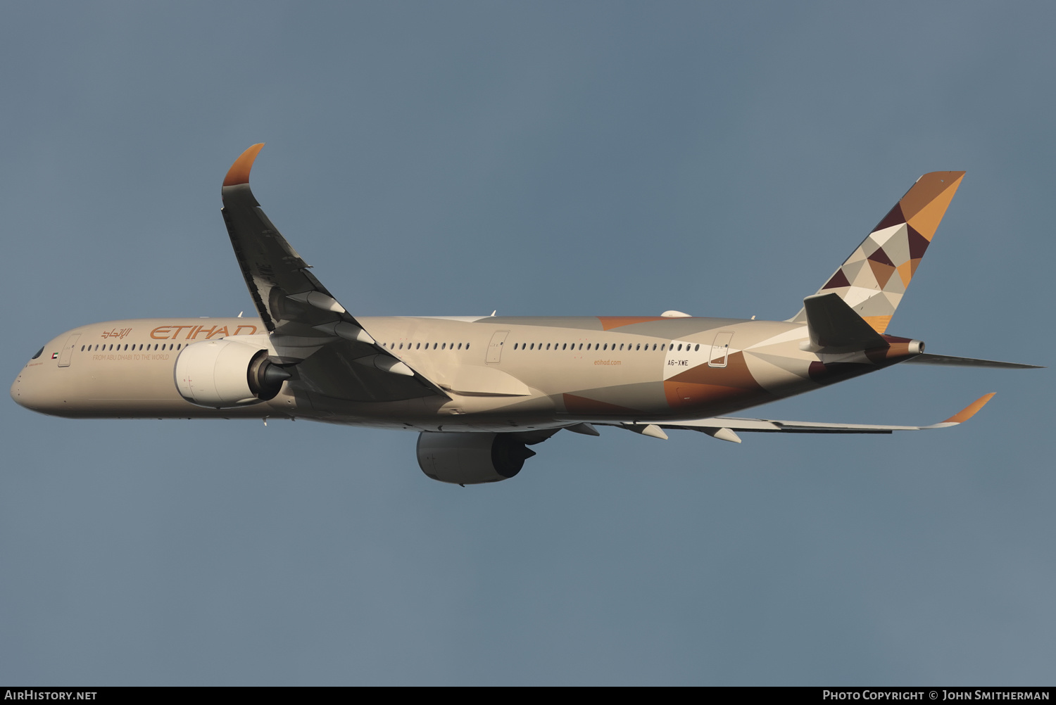 Aircraft Photo of A6-XWE | Airbus A350-1041 | Etihad Airways | AirHistory.net #528959
