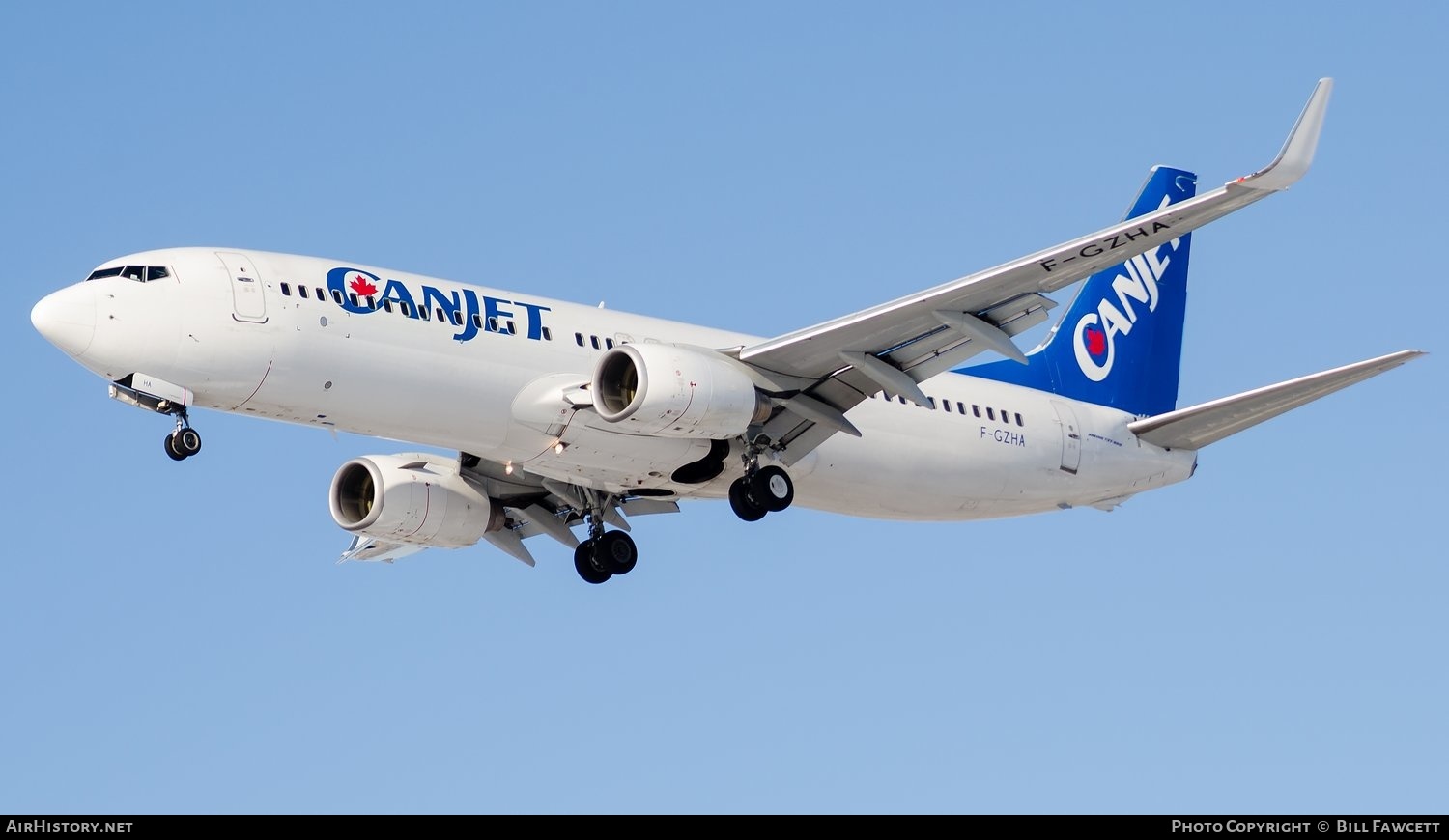 Aircraft Photo of F-GZHA | Boeing 737-8GJ | CanJet Airlines | AirHistory.net #528971