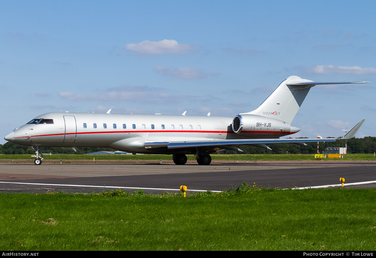 Aircraft Photo of 9H-VJS | Bombardier Global 6000 (BD-700-1A10) | VistaJet | AirHistory.net #528973