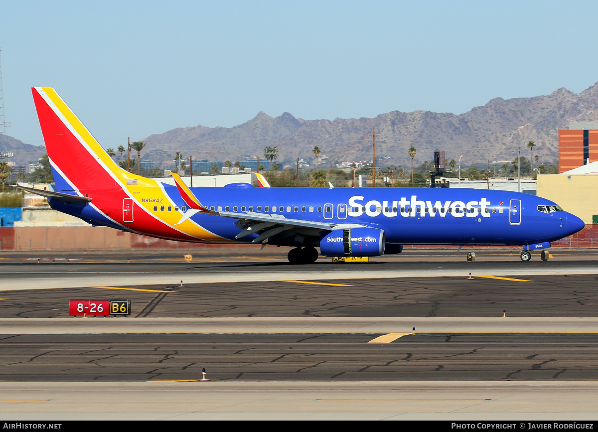 Aircraft Photo of N8584Z | Boeing 737-800 | Southwest Airlines | AirHistory.net #528983