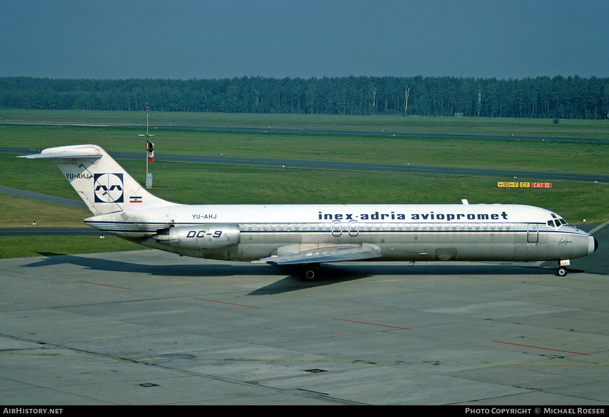 Aircraft Photo of YU-AHJ | McDonnell Douglas DC-9-32 | Inex-Adria Airways | AirHistory.net #528988