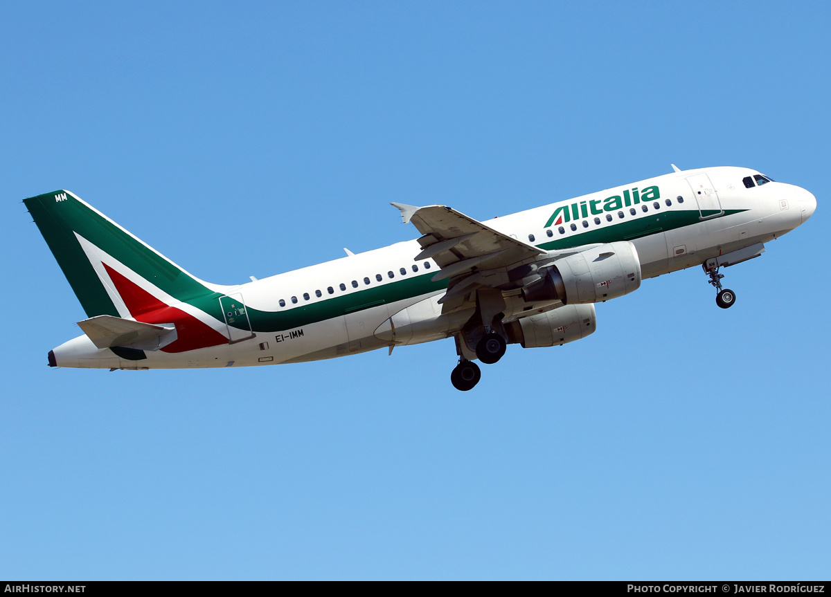 Aircraft Photo of EI-IMM | Airbus A319-111 | Alitalia | AirHistory.net #528999