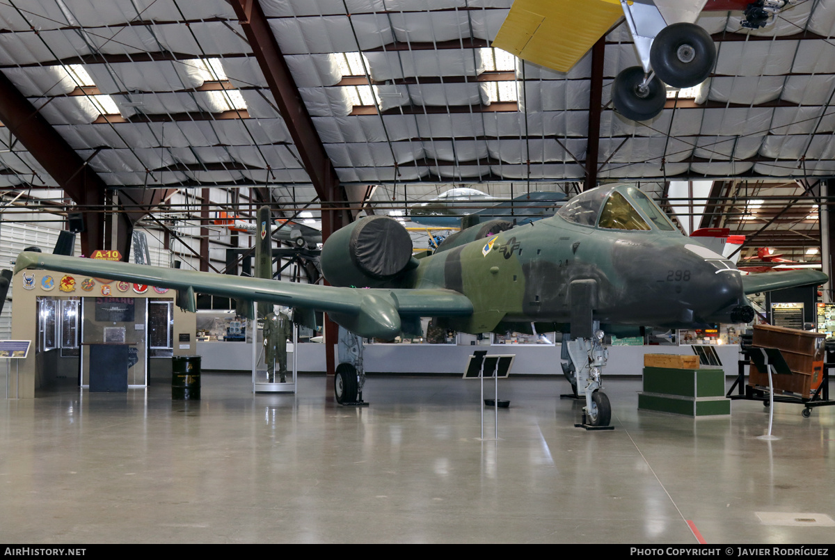 Aircraft Photo of 75-0298 / AF75-298 | Fairchild A-10A Thunderbolt II | USA - Air Force | AirHistory.net #529001