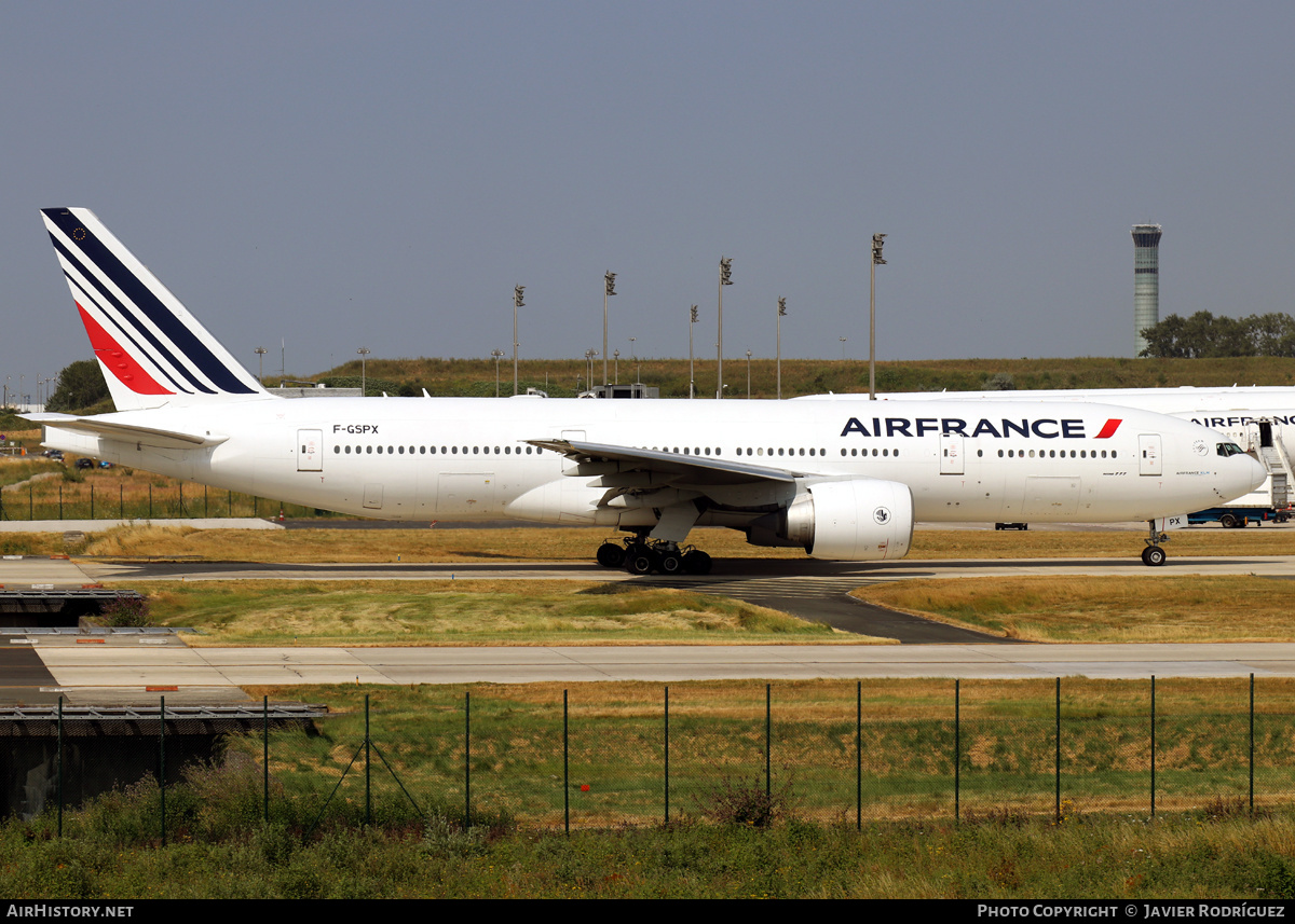 Aircraft Photo of F-GSPX | Boeing 777-228/ER | Air France | AirHistory.net #529004