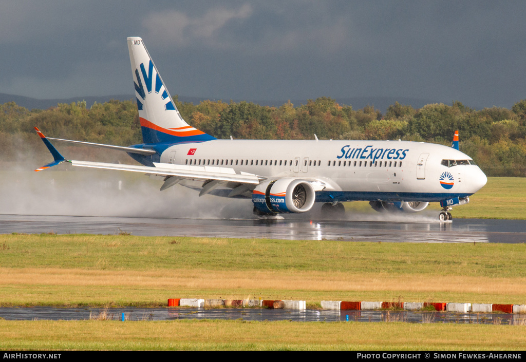 Aircraft Photo of TC-SMD | Boeing 737-8 Max 8 | SunExpress | AirHistory.net #529010