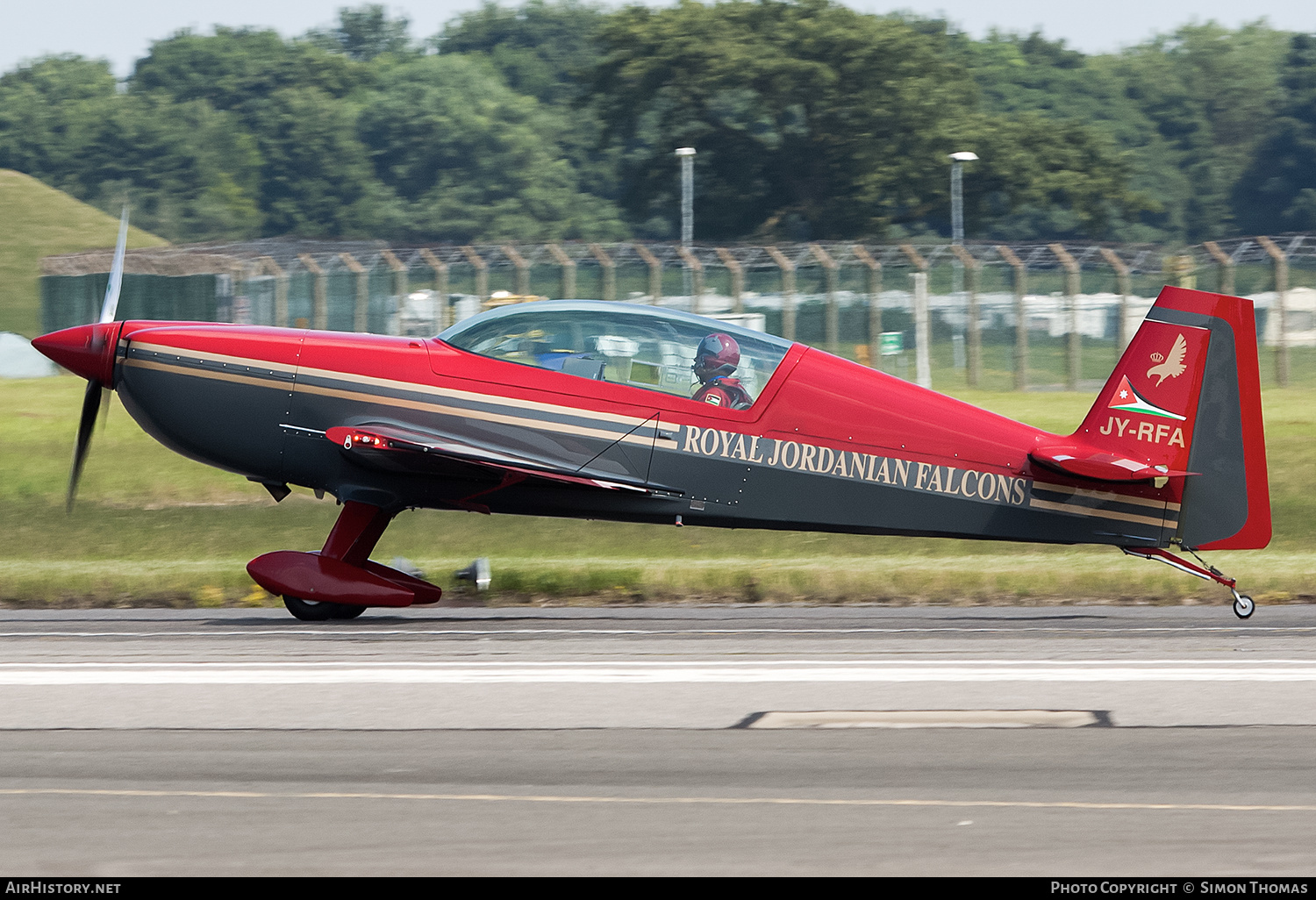 Aircraft Photo of JY-RFA | Extra EA-300L | Royal Jordanian Falcons | AirHistory.net #529011