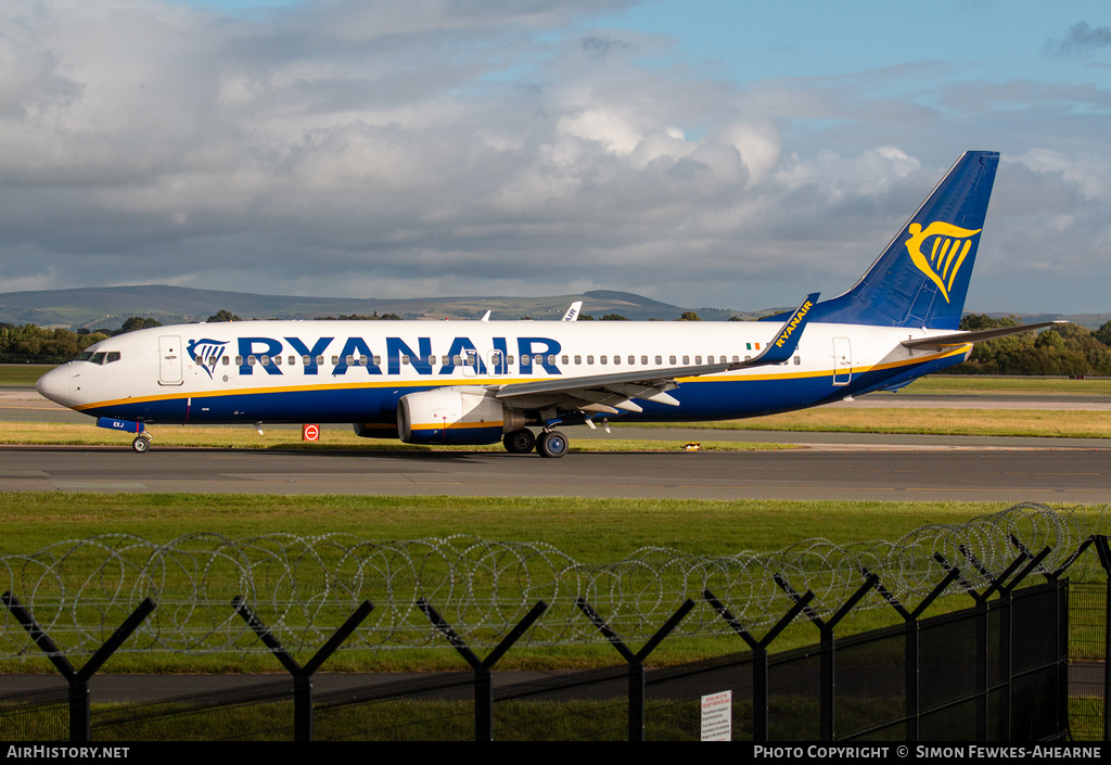 Aircraft Photo of EI-EKJ | Boeing 737-8AS | Ryanair | AirHistory.net #529029