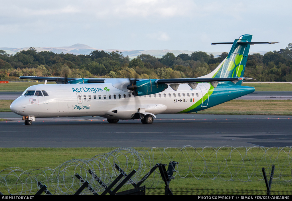 Aircraft Photo of EI-HDJ | ATR ATR-72-600 (ATR-72-212A) | Aer Lingus Regional | AirHistory.net #529030