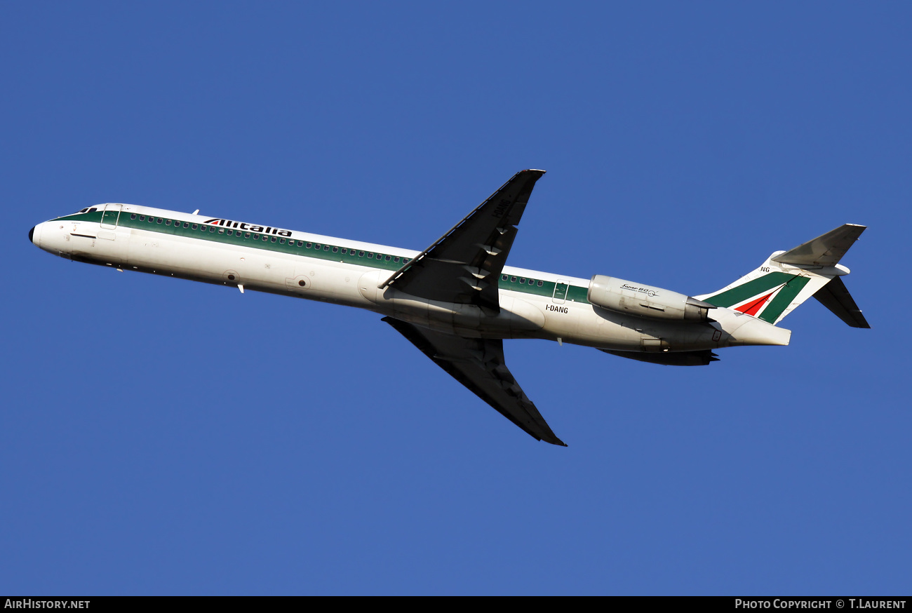 Aircraft Photo of I-DANG | McDonnell Douglas MD-82 (DC-9-82) | Alitalia | AirHistory.net #529040