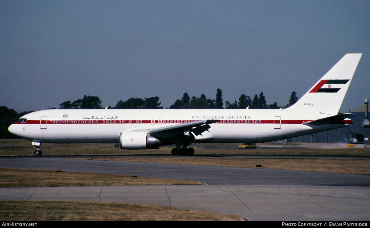 Aircraft Photo of A6-SUL | Boeing 767-341/ER | United Arab Emirates Government | AirHistory.net #529042
