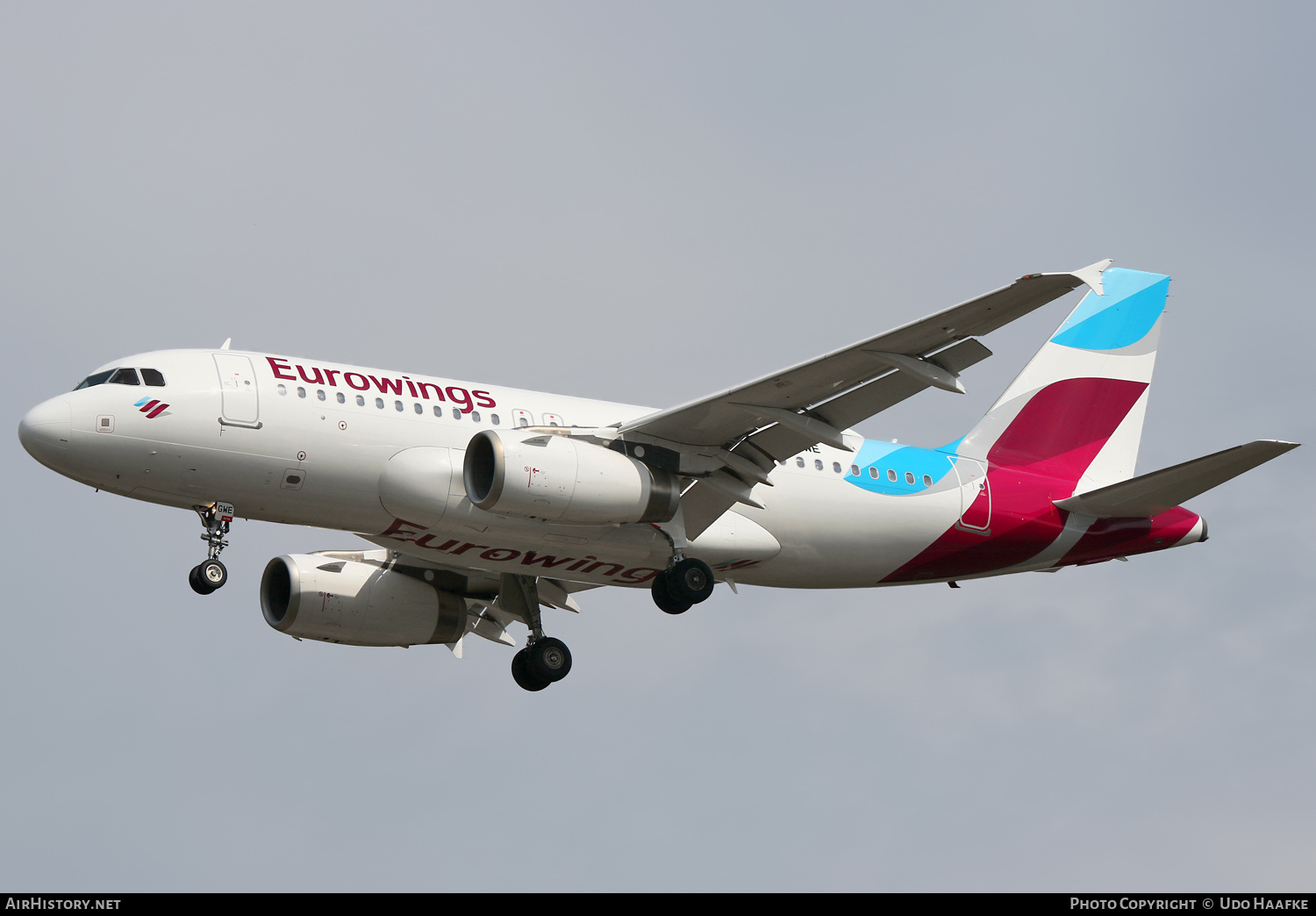 Aircraft Photo of D-AGWE | Airbus A319-132 | Eurowings | AirHistory.net #529048