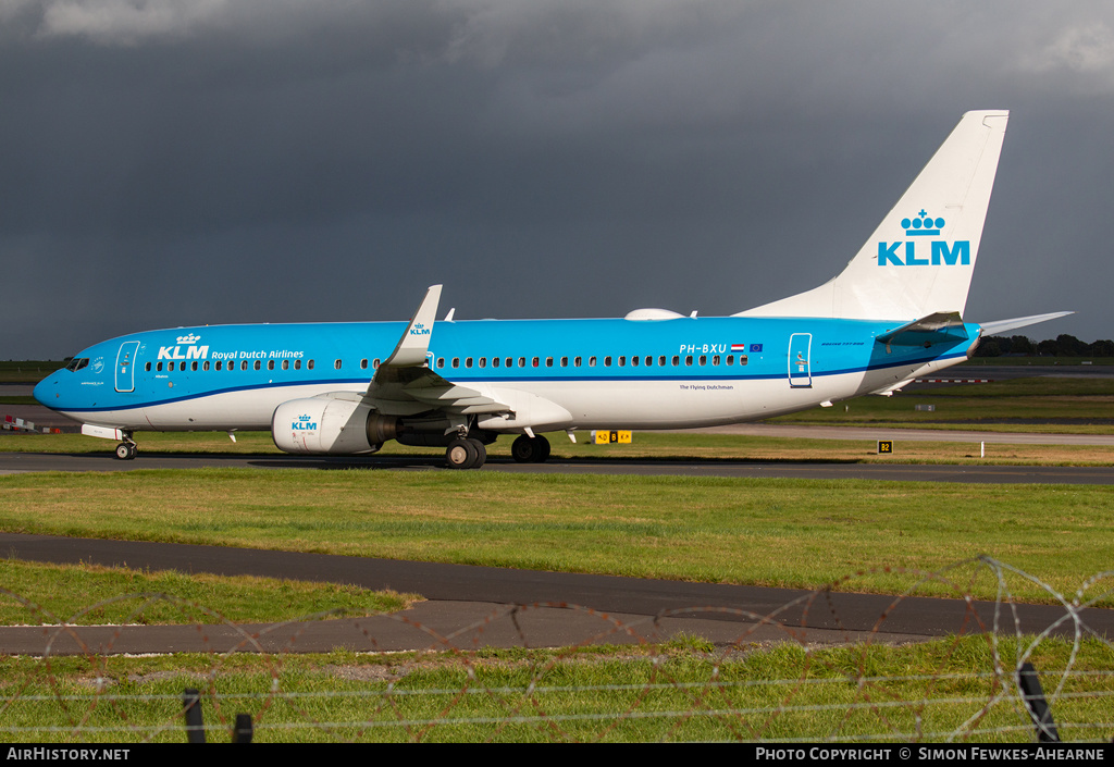 Aircraft Photo of PH-BXU | Boeing 737-8BK | KLM - Royal Dutch Airlines | AirHistory.net #529050