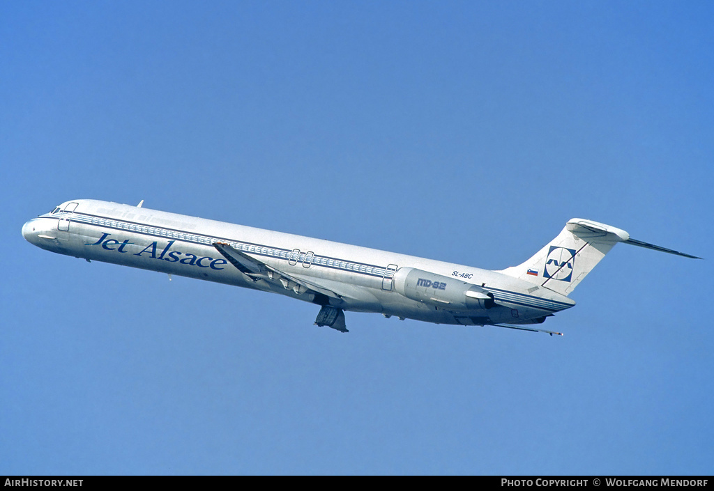 Aircraft Photo of SL-ABC | McDonnell Douglas MD-82 (DC-9-82) | Jet Alsace | AirHistory.net #529051