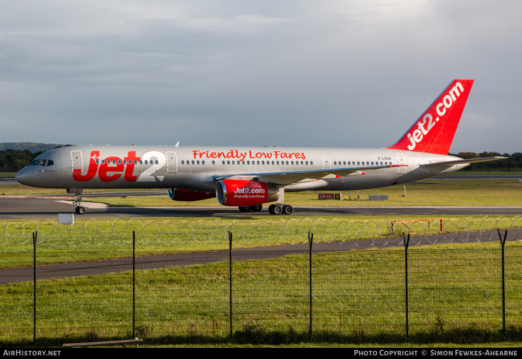Aircraft Photo of G-LSAA | Boeing 757-236 | Jet2 | AirHistory.net #529055