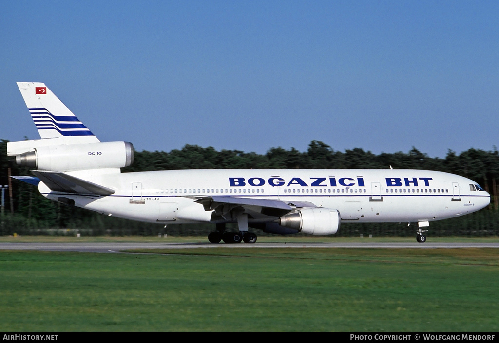 Aircraft Photo of TC-JAU | McDonnell Douglas DC-10-10 | BHT - Boğaziçi Hava Taşımacılığı - Bosphorus Air Transport | AirHistory.net #529063