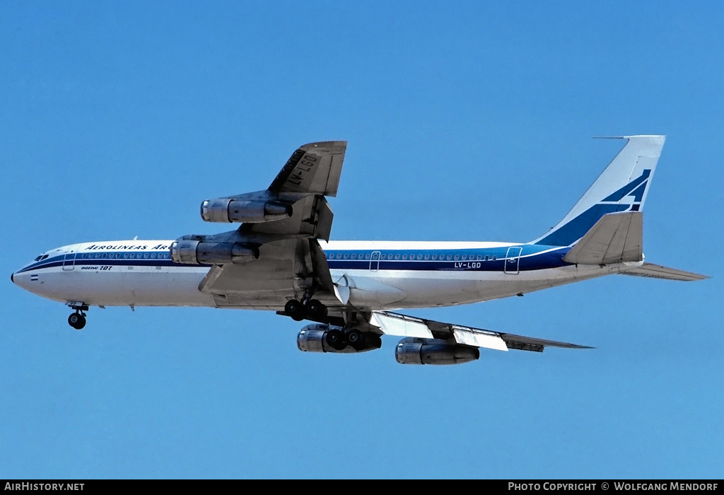 Aircraft Photo of LV-LGO | Boeing 707-372C | Aerolíneas Argentinas Cargo | AirHistory.net #529071